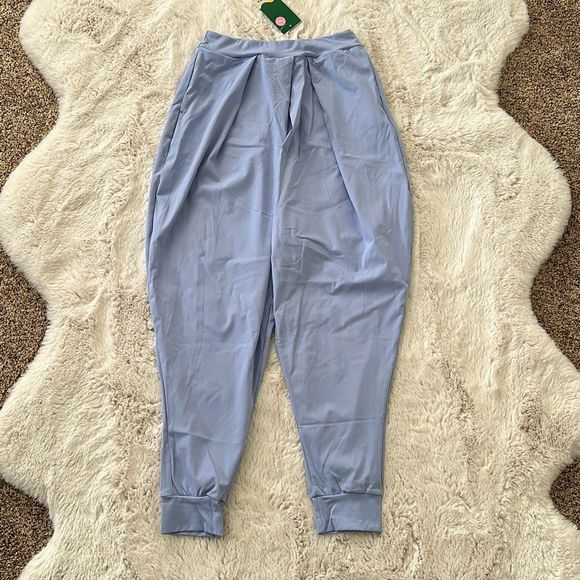 Halara Mid Rise Harem Joggers Blue Heron Size S - Picture 7 of 9